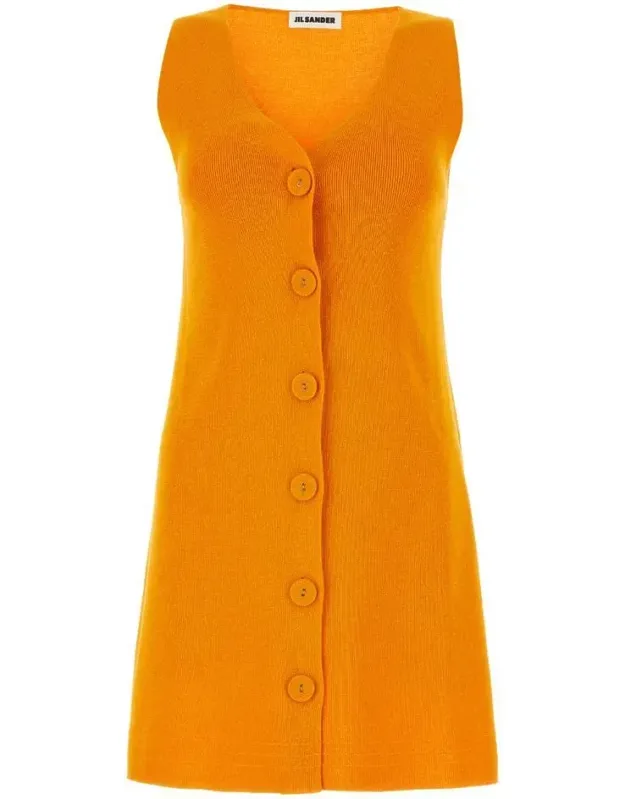 Dress In Cotton Blend