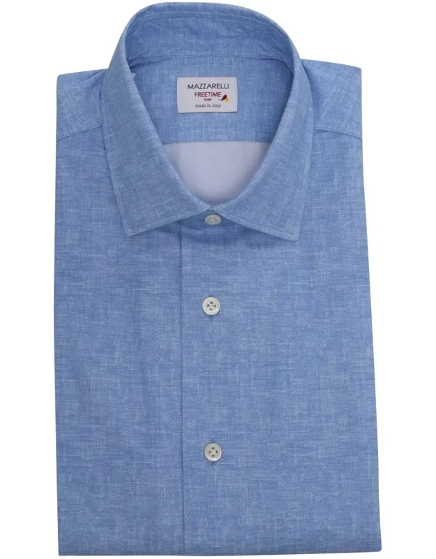 Shirt Stretch Polyamide Classic Collar