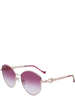 Sunglasses Gold Purple