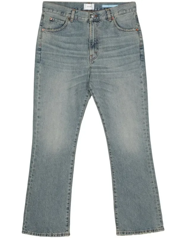 Straight Leg Denim Jeans