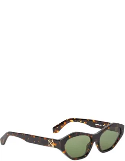 Sunglasses Havana Green Geometric