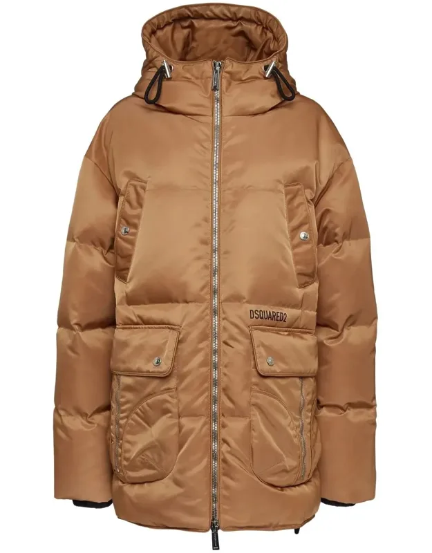 Quilted Hooded Coat