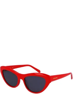 Salvatore Ferragamo Sunglasses Cat-eye Acetate 55mm Lens