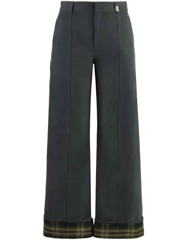 Cotton Blend Trousers