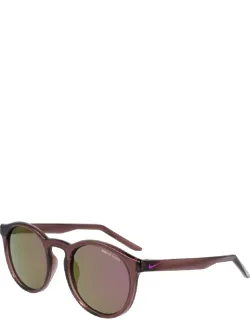 Sunglasses Viola Pink Round Acetate 51 Mm Lens Width, 20 Mm Bridge Length