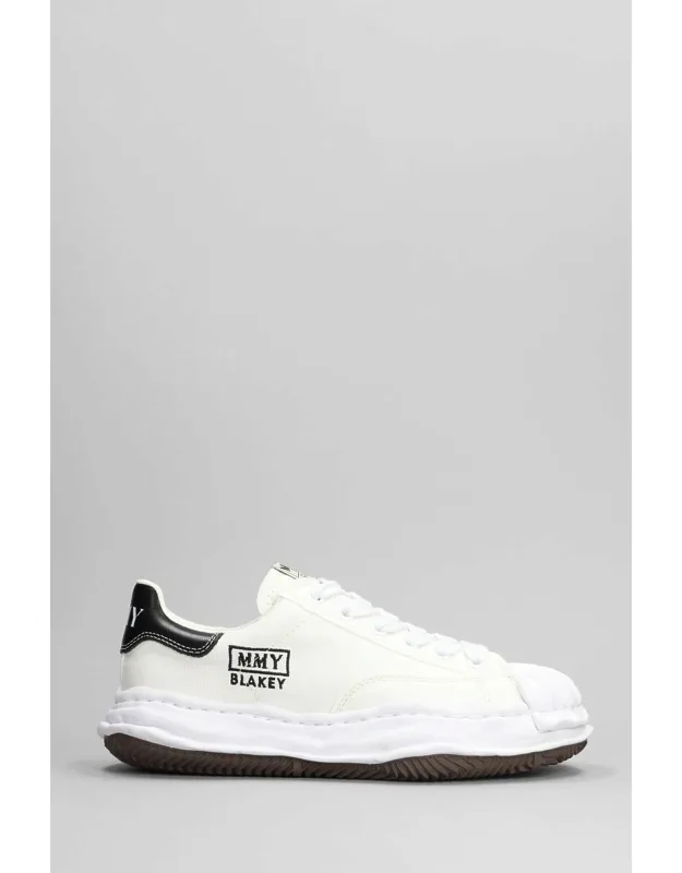 Mihara Blakey Sneaker With Laces And Logo On Heel