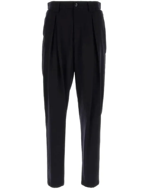 Tapered Wool Trousers