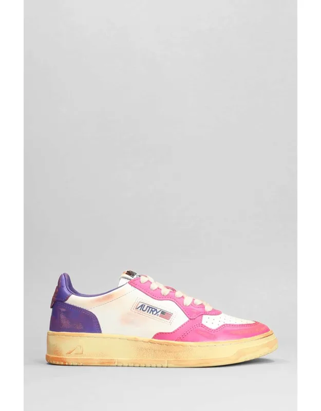 Sup Vint Sneakers With Logo And Laces