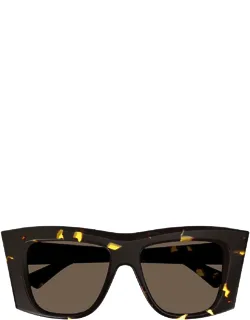 Bottega Veneta Square Acetate Sunglasses