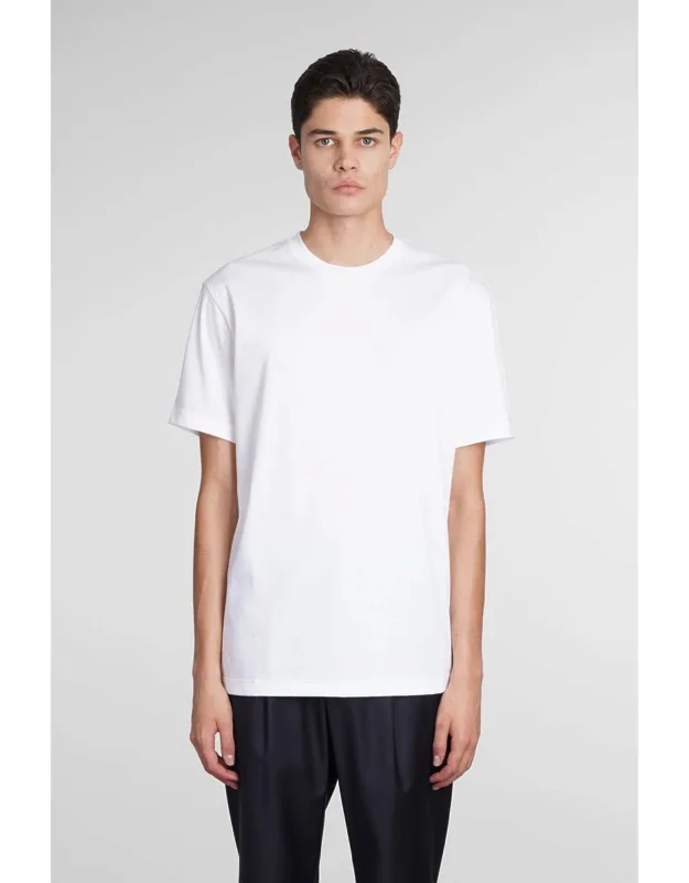T-shirt With Round Neck And Short Sleeves