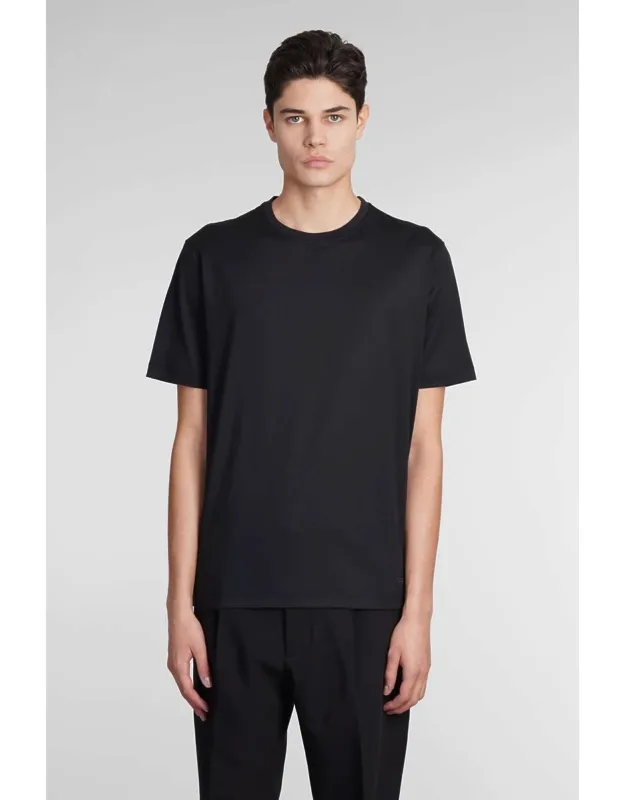 T-shirt With Round Neck And Short Sleeves