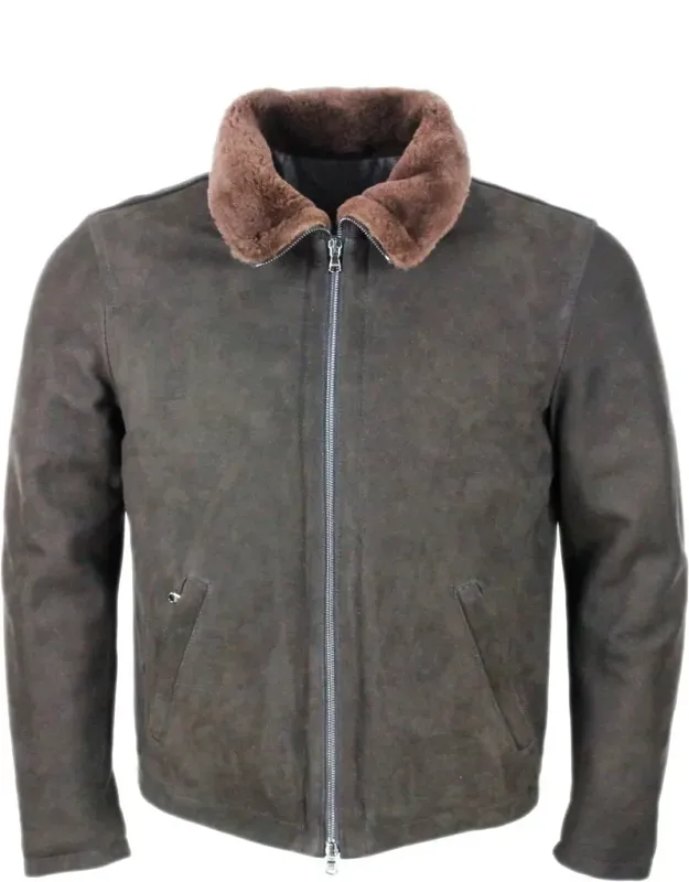 Barba Jacket With Zip Closure And Side Pockets