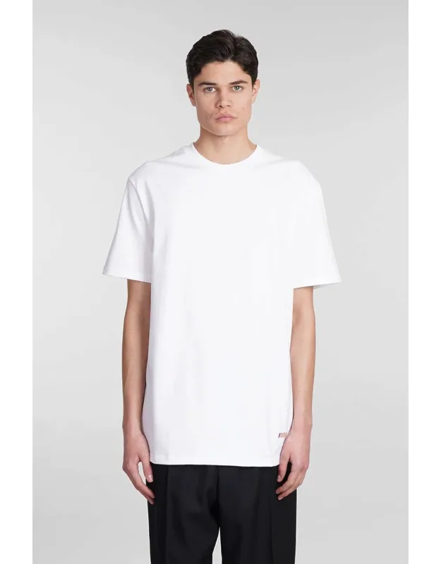 T-shirt With Round Neck And Short Sleeves
