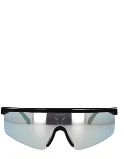 Sunglasses Gray Mirror Mask Acetate