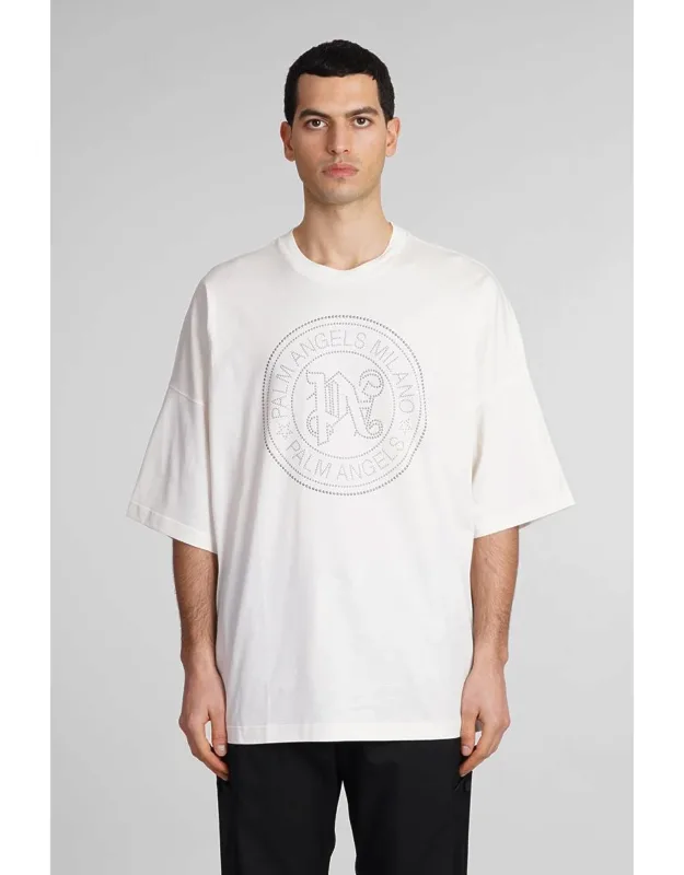 T-shirt With Round Neck And Short Sleeves
