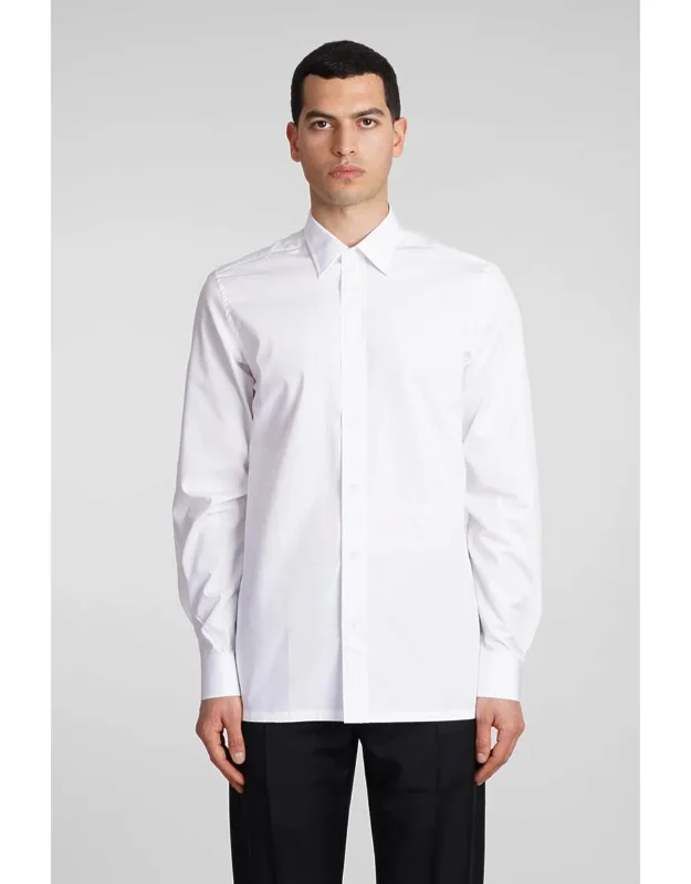 Shirt With Collar And Long Sleeves