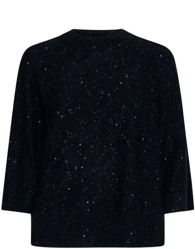 Cape Sweater In Fine Wool, Silk, And Cashmere