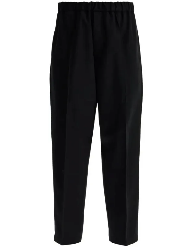 Tapered Wool Twill Pants