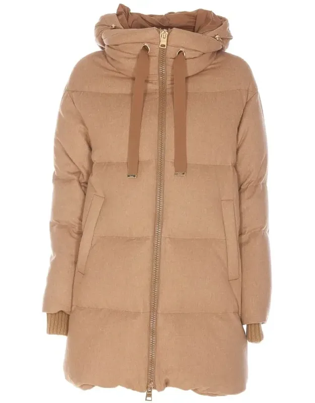 Herno Coat With Hood And Zip Fastening
