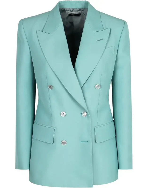 Double-breasted Wool Blazer
