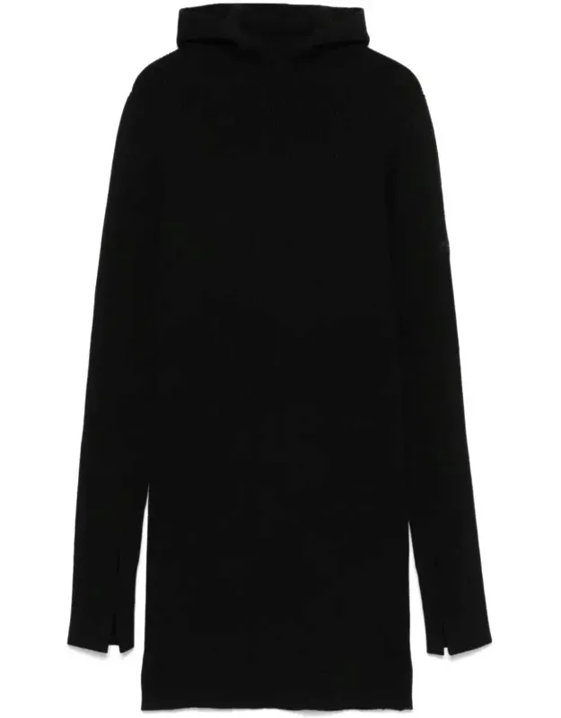 Mini Fitted Dress With Hood