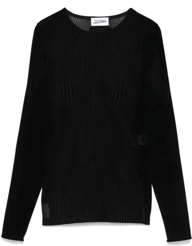 Top Flocked "morphing Pinstripes"