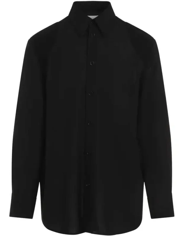 Shirt With Reinforced Shoulders And Flap Pockets