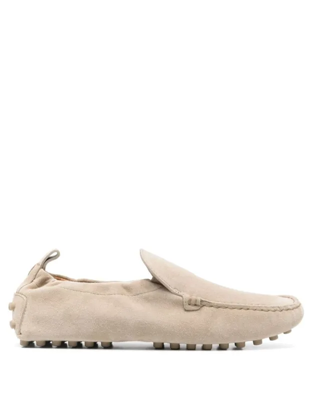 Gommino Curled Suede Loafers
