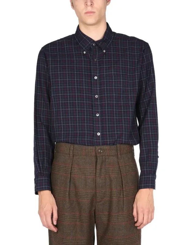 "19 Century Shirt With Button Down And Collar"