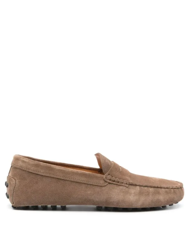 Rubber Suede Loafer Shoes