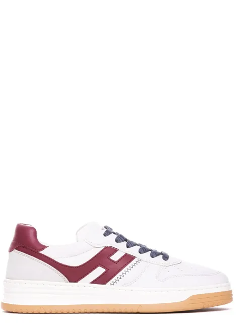 Leather Lace-up Trainers
