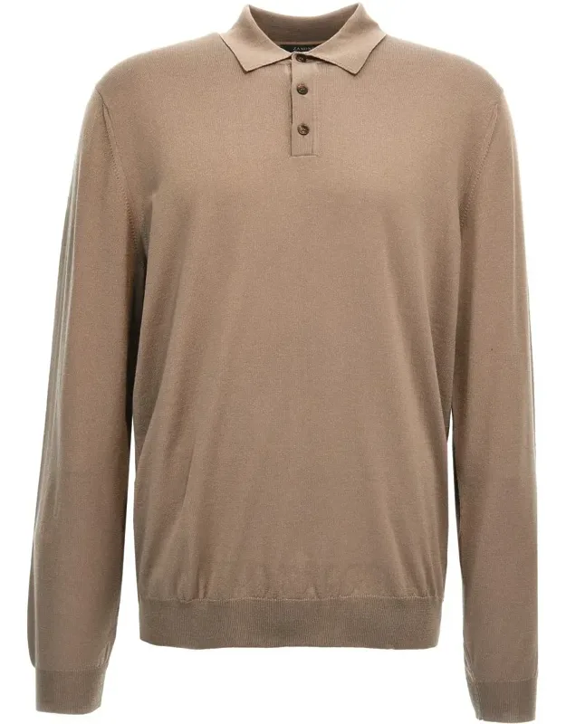Wool Polo Shirt