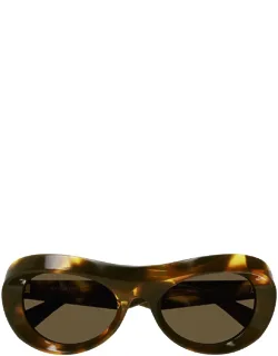 Bottega Veneta Round Acetate Sunglasses