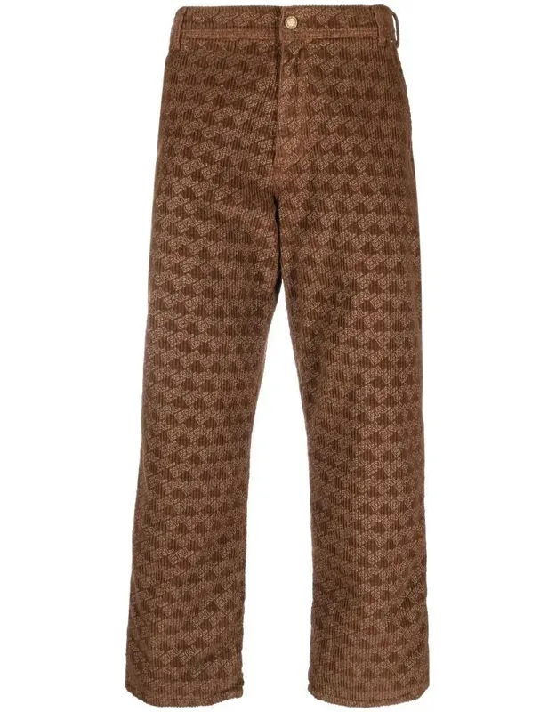 Corduroy Embossed Pants