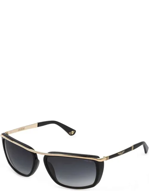 Police Sunglasses Rectangle Acetate