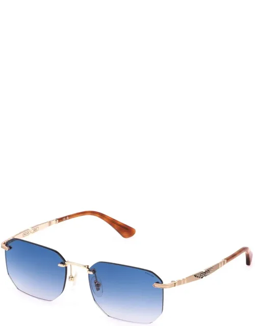 Police Sunglasses Rosé Gold Geometric