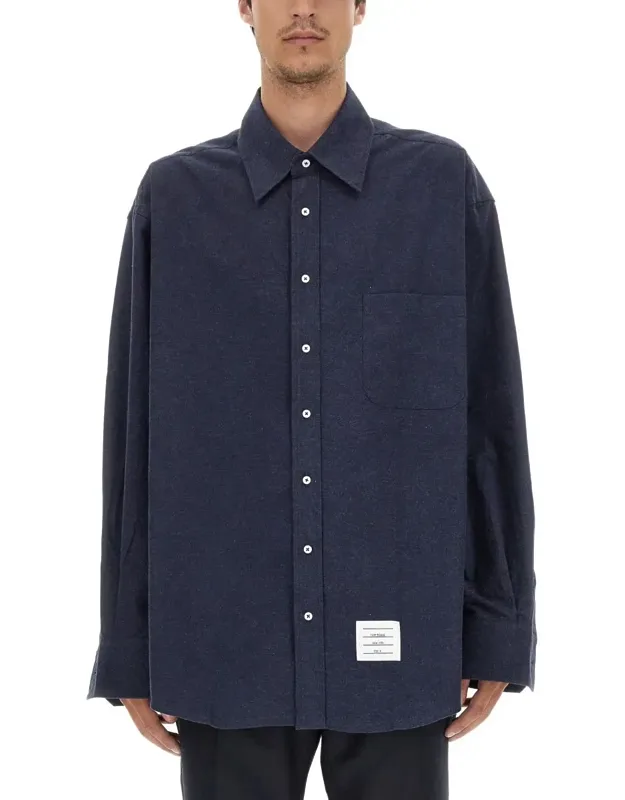 4bar Shirt Oversize Fit 100% Cotton