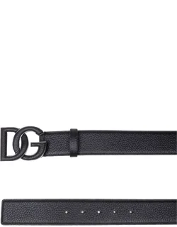 Deer Print Calfskin Belt