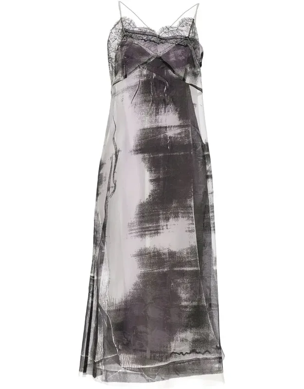Freeze-frame Midi Dress