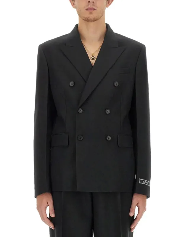Double-breasted Blazer 100% Virgin Wool