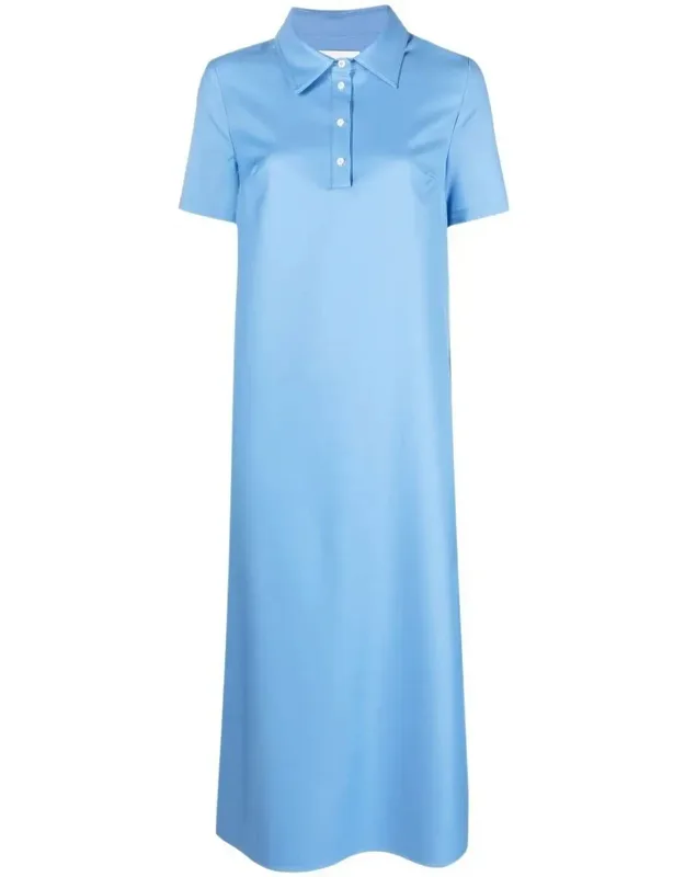 Buttoned Long Dress