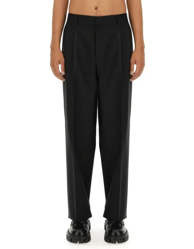 Wool Pants Wide Leg 100% Virgin