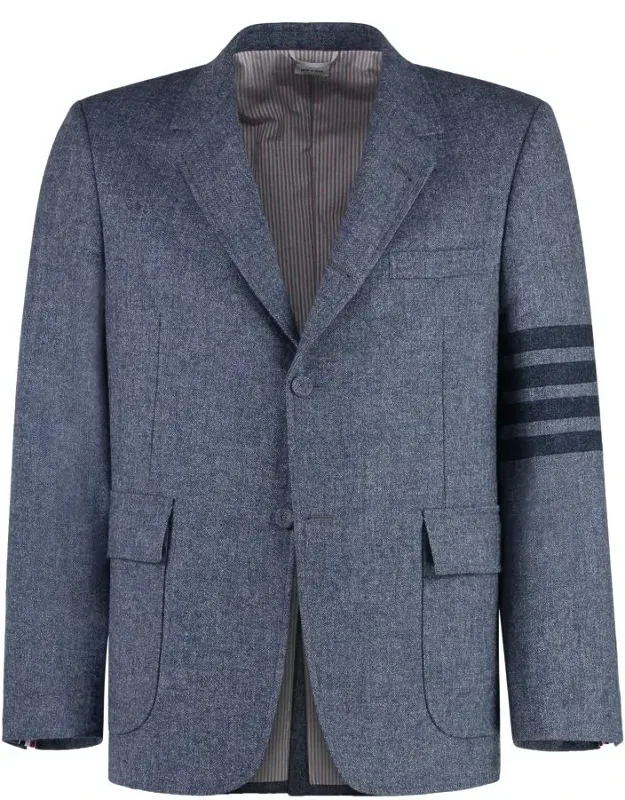 Wool Single-breasted Blazer