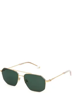 Sunglasses Rosé Gold Green