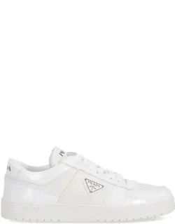 Downtown Sneakers With Branded Leather Insole And Perforated Toebox