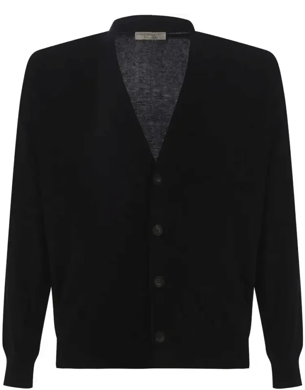 Cardigan Cotton Thread V-neckline