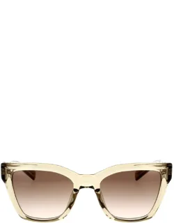 Sunglasses Yellow Shaded Square