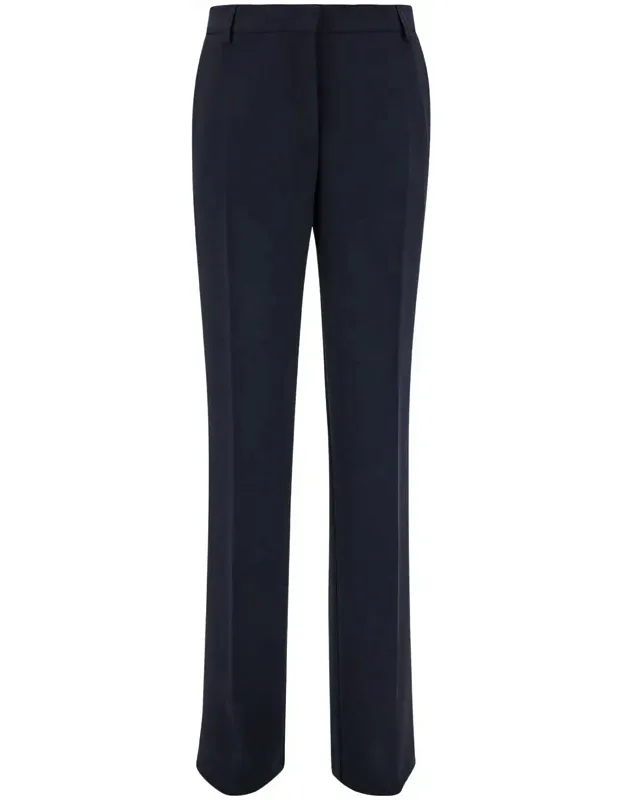 Straight Pants With Concealed Closure