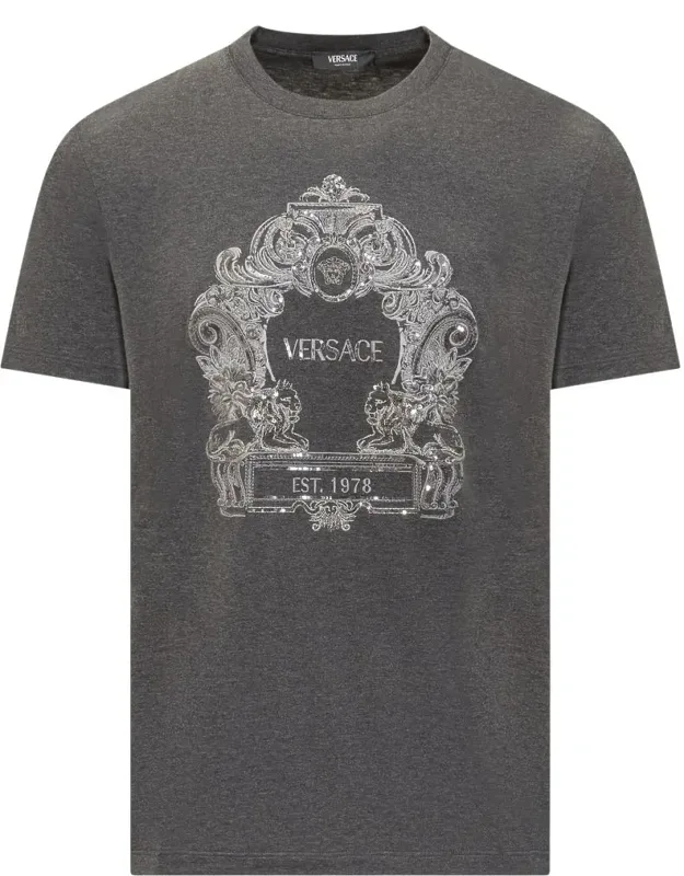 Cartouche T-shirt In Sequins