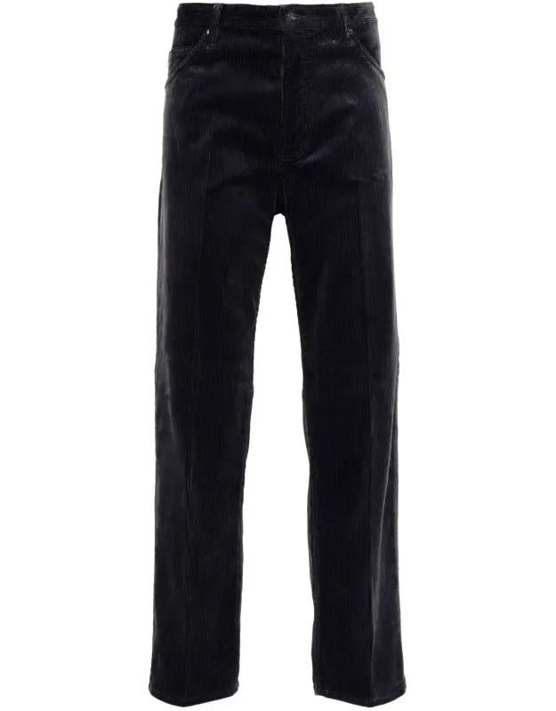 Jean With Front Button Fastening And Classic Five Pockets